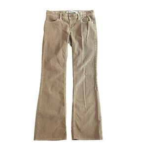 Gap Ultra Low Rise Corduroy Pants Camel Brown Women's Size 6